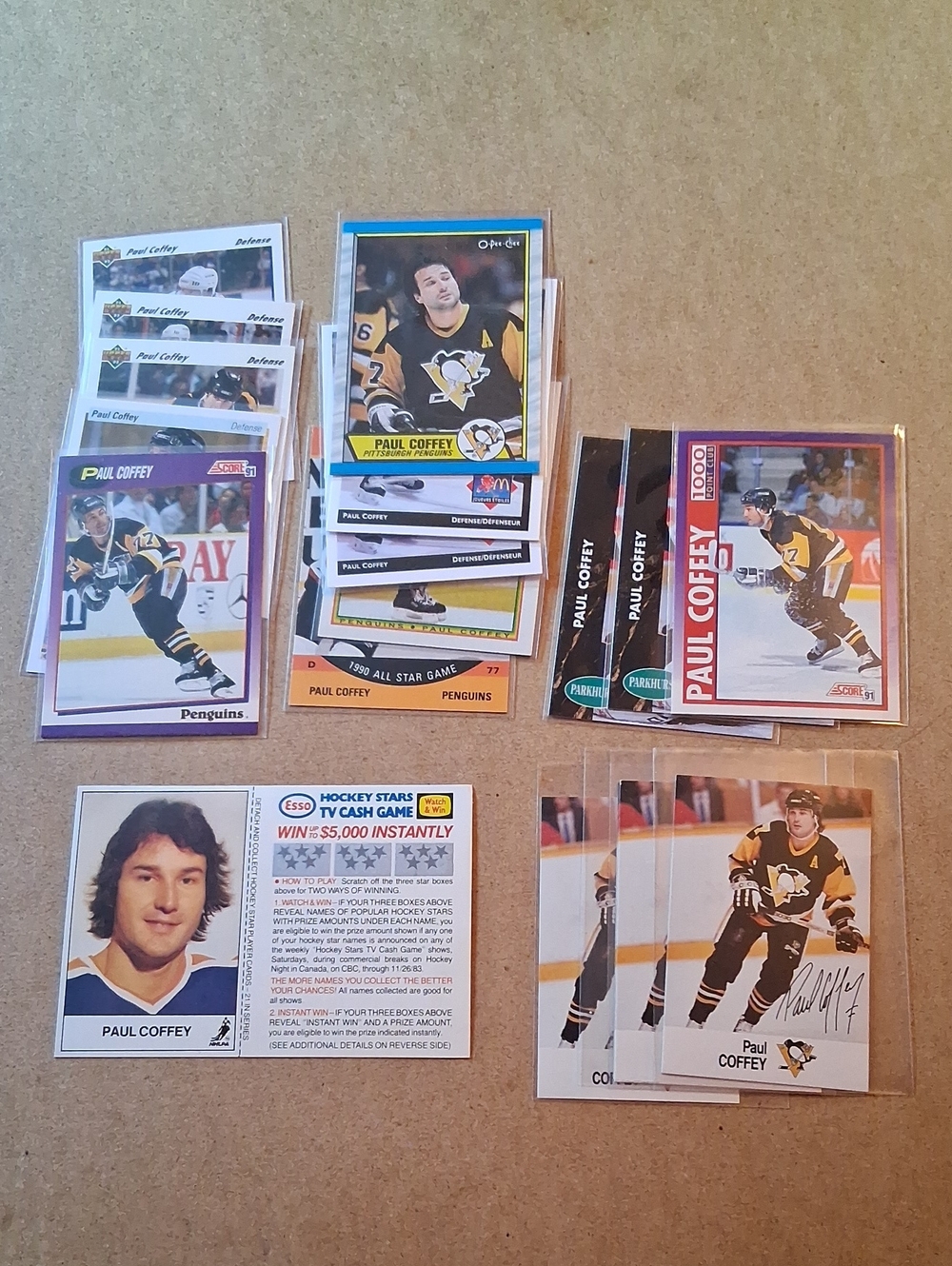 Paul Coffey Hockey Cards - Penguins - Purple Border